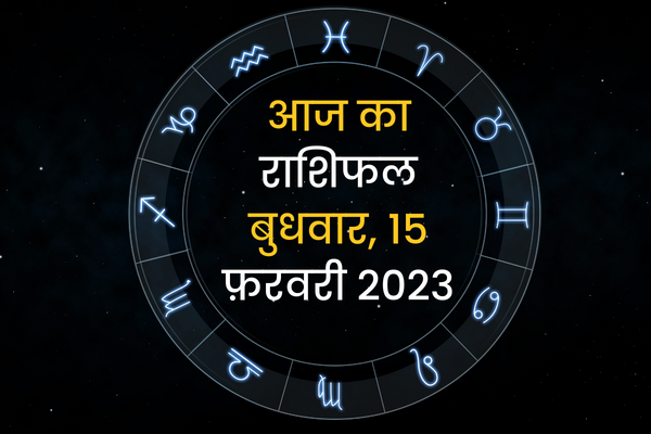 Today Horoscope In Hind बुधवार, 15 फ़रवरी 2023